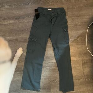 TNA Women's Cargo Pants in Dark Green